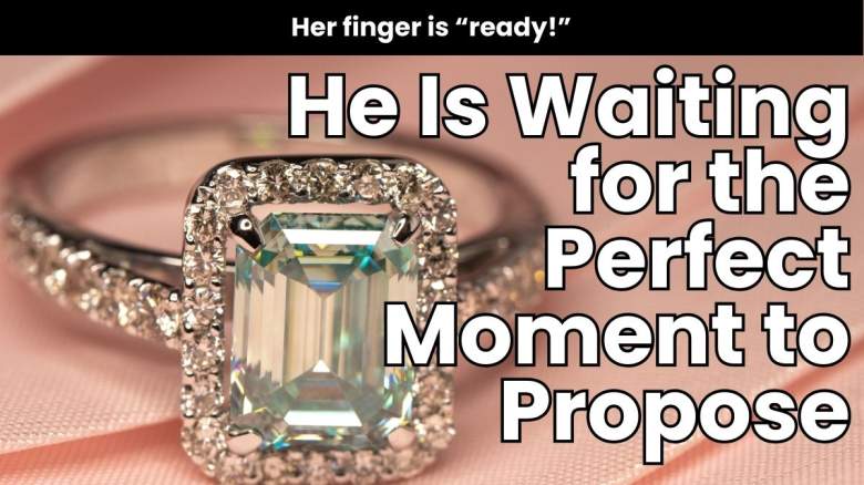 An engagement ring.
