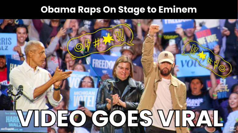 Obama raps