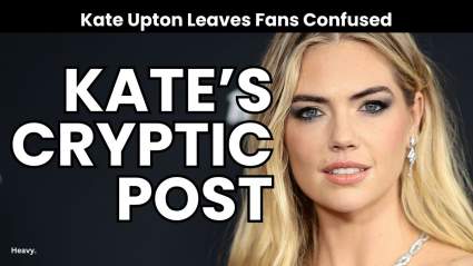 Kate Upton Baffles Fans With ‘Mysterious’ Instagram Post