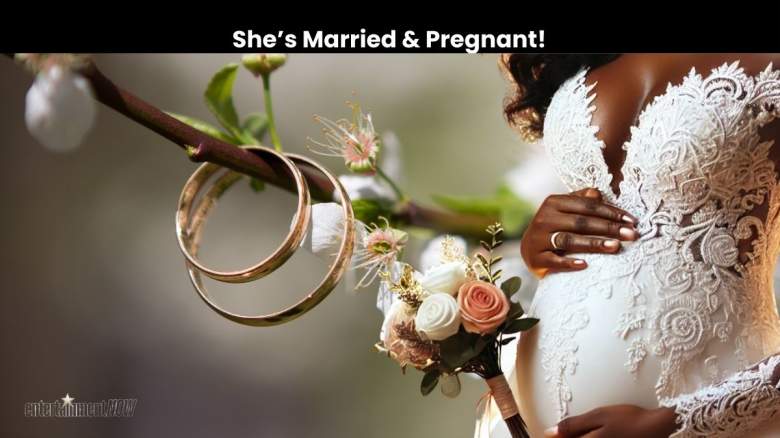 A pregnant bride.
