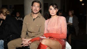 Craig Conover and Paige Desorbo attend the Cucculelli Shaheen fashion show