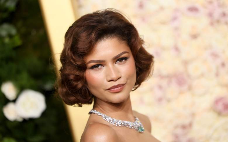 Zendaya arrives for the 82nd annual Golden Globe Awards in 2025.