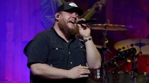 Luke Combs performs onstage