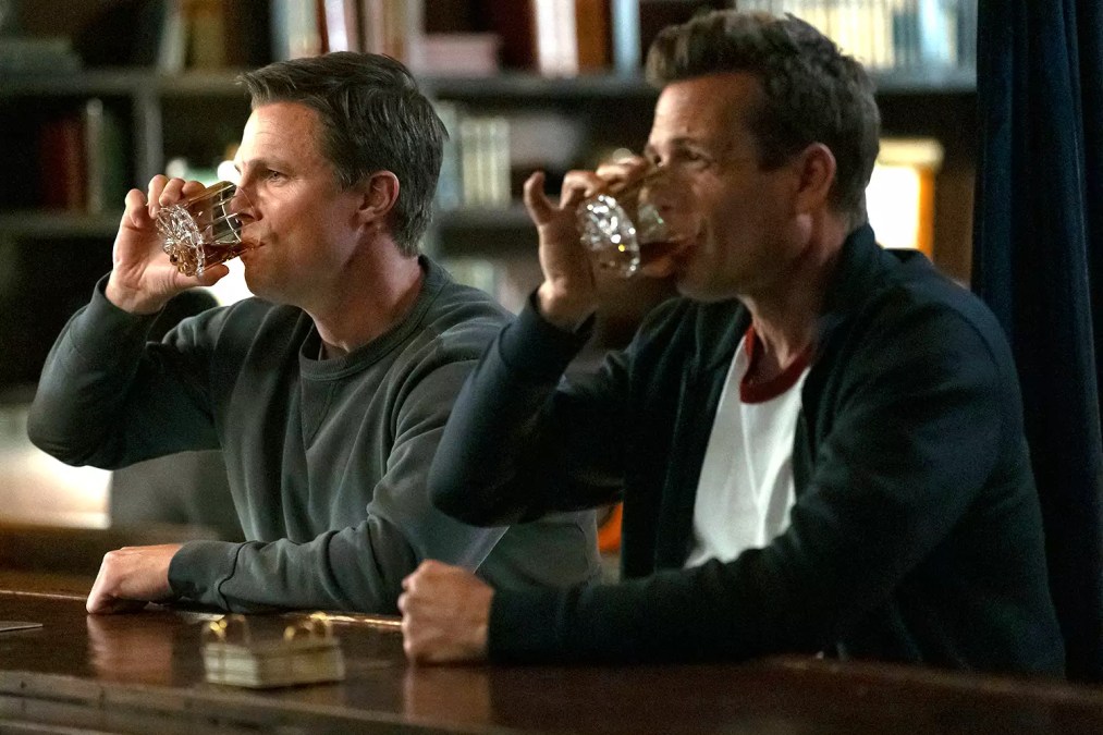 Stephen Amell and Gabriel Macht in "Suits LA"