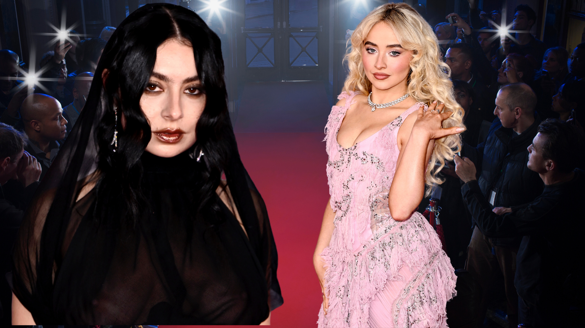 Charli XCX and Sabrina Carpenter Brit Awards