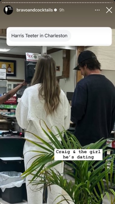Craig Conover and Natalie Buffet spotted in Charleston