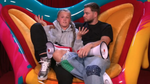 JoJo Siwa and Chris Hughes on Celebrity Big Brother UK 2025