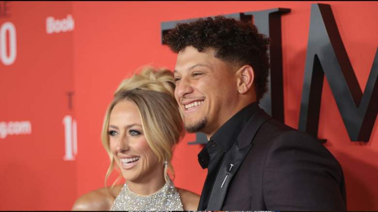 Brittany Mahomes and Patrick Mahomes attend the 2024 TIME100 Gala at Jazz at Lincoln Center on April 25, 2024 in New York City