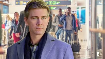 Hallmark’s Torrance Coombs Films Airport Saga for Fans During Totally Relatable Travel Day