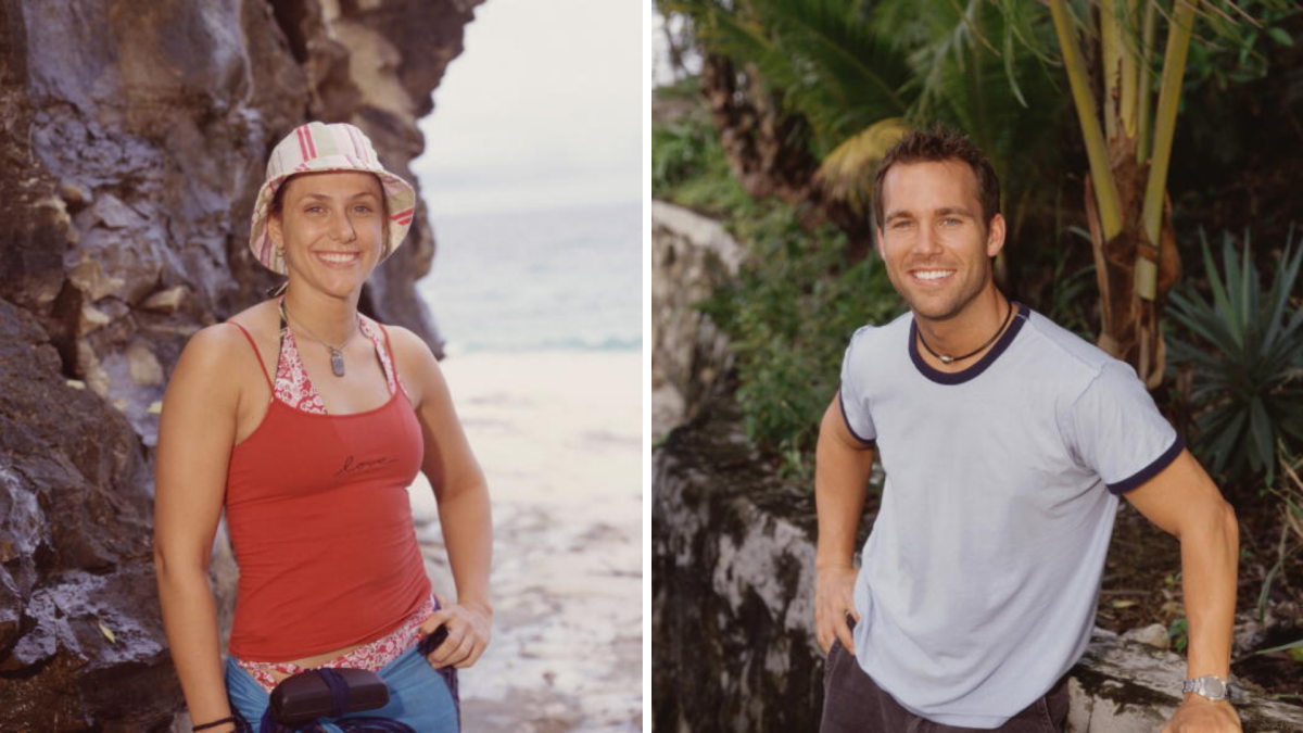 Jenna Lewis-Dougherty and Colby Donaldson on "Survivor: All-Stars"