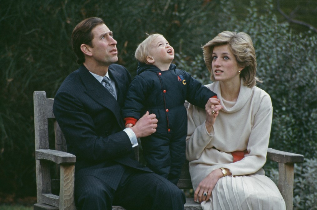 Diana, Princess of Wales  (1961 - 1997) and Prince Charles with their son Prince William 