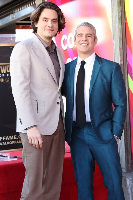 John Mayer and Andy Cohen