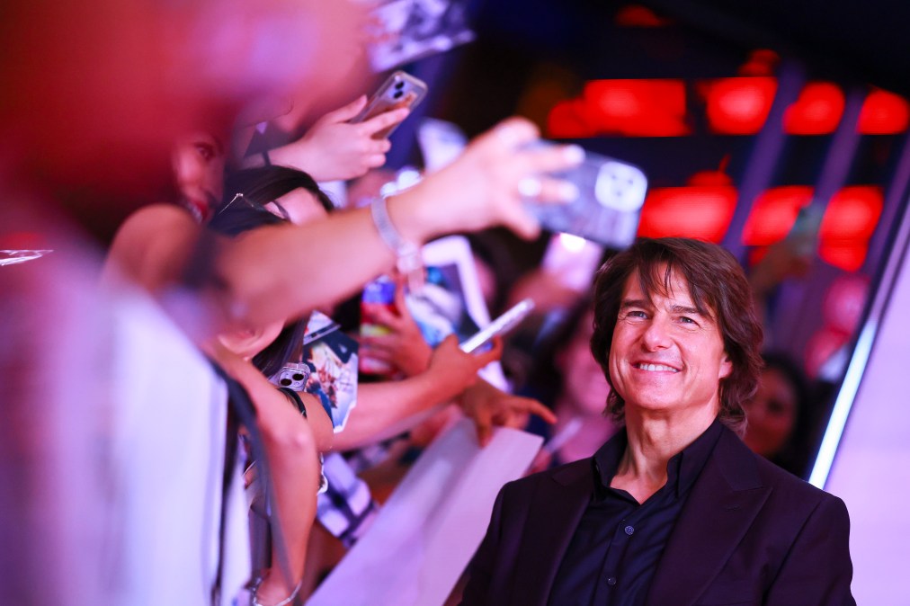 Tom Cruise attends the "Mission Impossible – The Final Reckoning" Mexico Red Carpet and Premiere