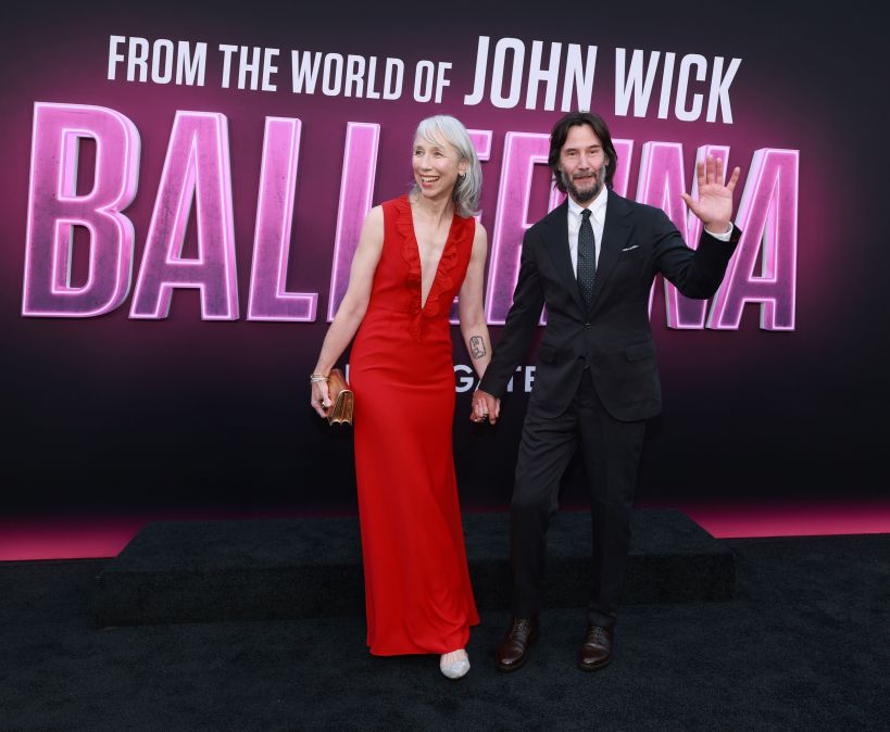 Alexandra Grant and Keanu Reeves 