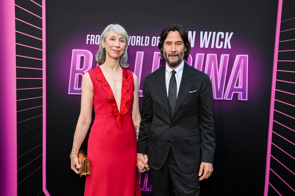 Alexandra Grant and Keanu Reeves 
