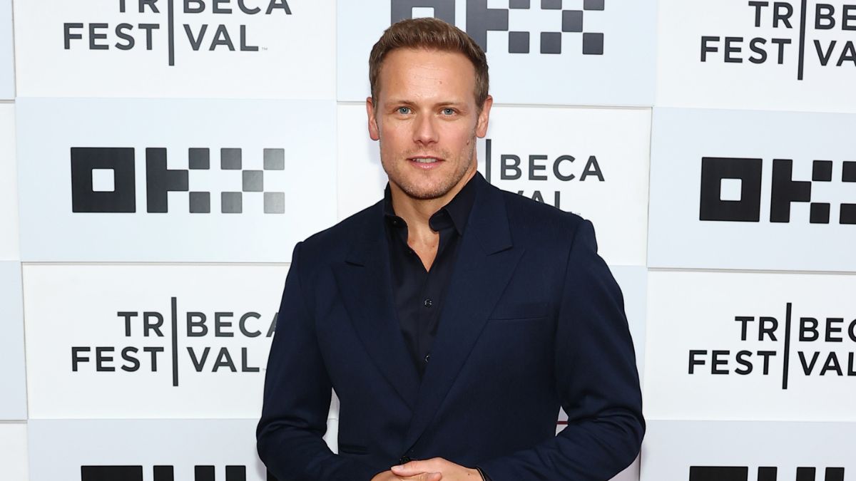 Sam Heughan attends the "Outlander" premiere during the 2023 Tribeca Festival at BMCC Theater