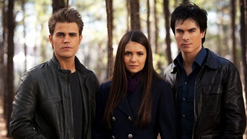 The stars of The Vampire Diaries
