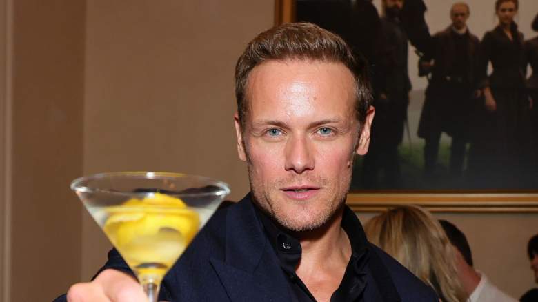 Sam Heughan poses as he attends Outlander Season 7 World Premiere At Tribeca Film Festival