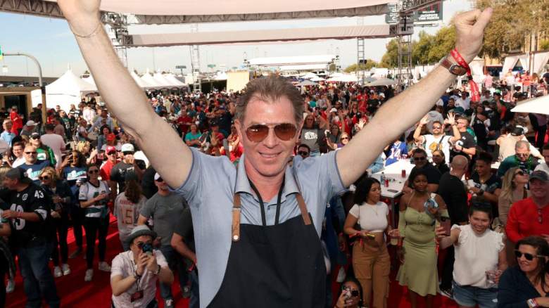 Bobby Flay attends The Players Tailgate Hosted By Bobby Flay and presented by Bullseye Event Group for Super Bowl LVII on February 12, 2023 in Phoenix, Arizona