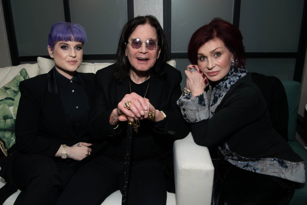 Kelly Osbourne, Ozzy Osbourne and Sharon Osbourne
