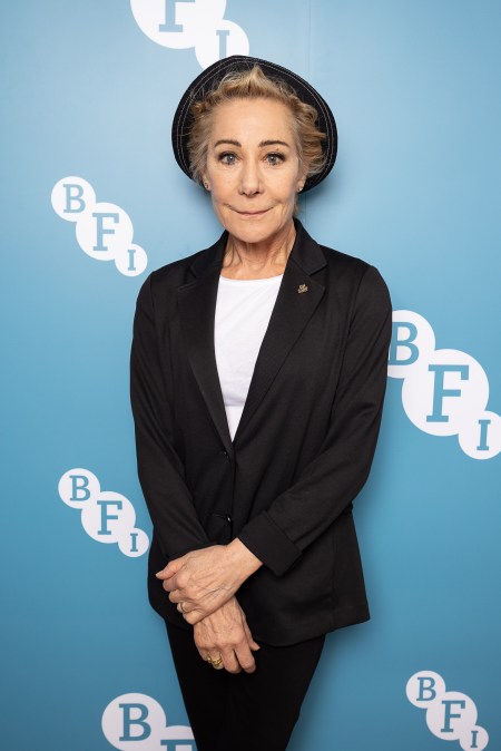 Zoe Wanamaker poses for a photo 