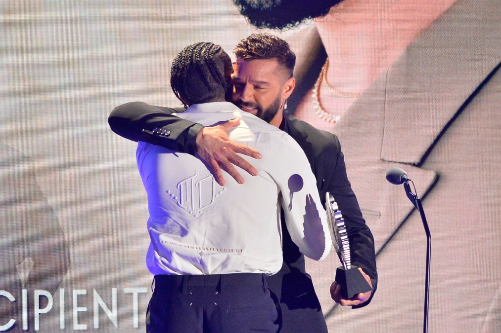 Bad Bunny and Ricky Martin 