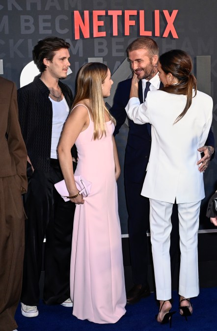 Beckhams attend Netflix screening