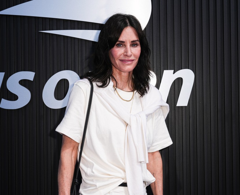 Courteney Cox attends the 2024 US Open