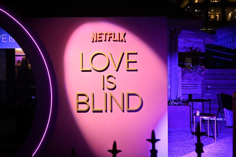 Signage is seen during Love Is Blind @ SXSW