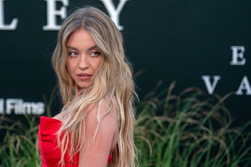 US actress Sydney Sweeney attends the premiere of "Echo Valley"
