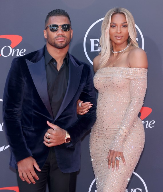 Russell Wilson and Ciara