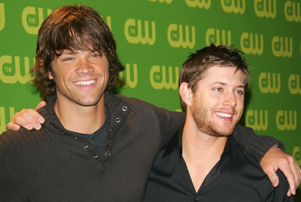 Jared Padalecki and Jensen Ackles at the CW Television Network Upfront in 2006