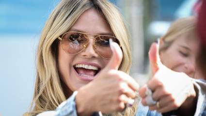 Heidi Klum, 52, Promotes Her Brand With a Tiny Bikini & Floatie [PHOTO]