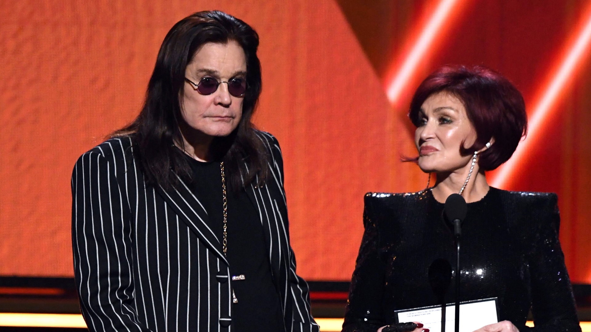 Ozzy Osbourne and Sharon Osbourne