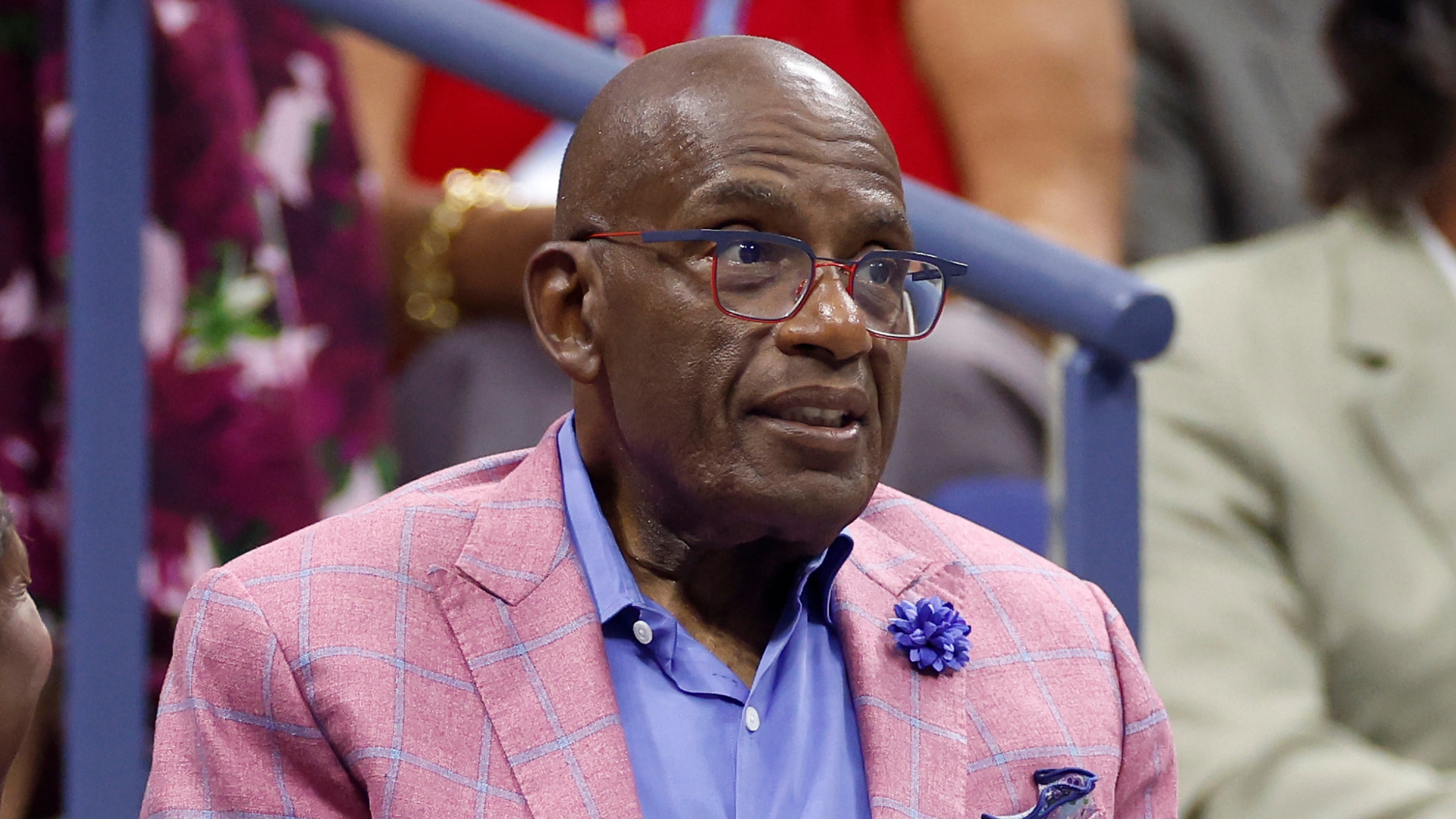 Al Roker watching a sporting match