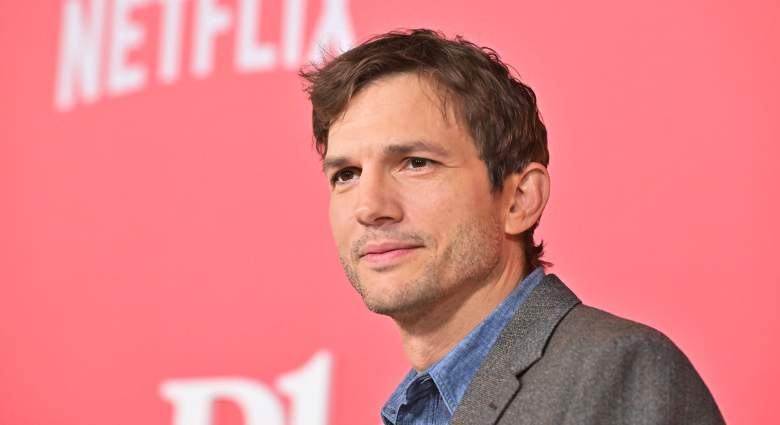 Ashton Kutcher attends Netflix's "Your Place or Mine" world premiere at Regency Village Theater on February 02, 2023 in Los Angeles, California