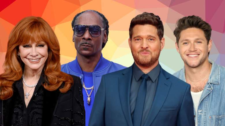Reba McEntire, Snoop Dogg, Michael Bublé, Niall Horan