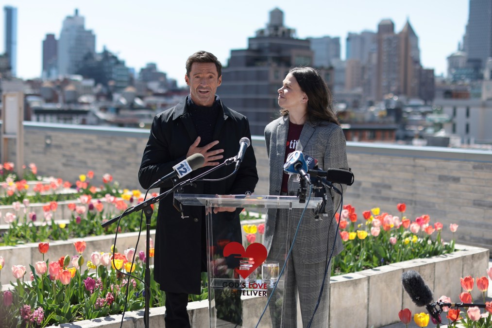 Hugh Jackman and Sutton Foster