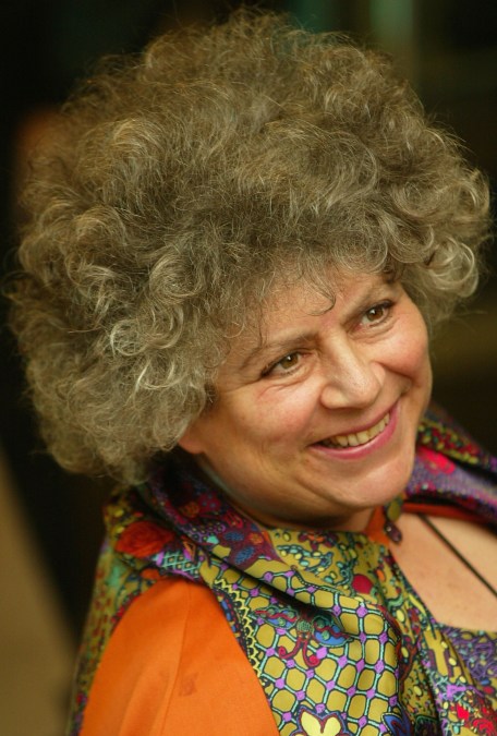   British actress Miriam Margoyles,