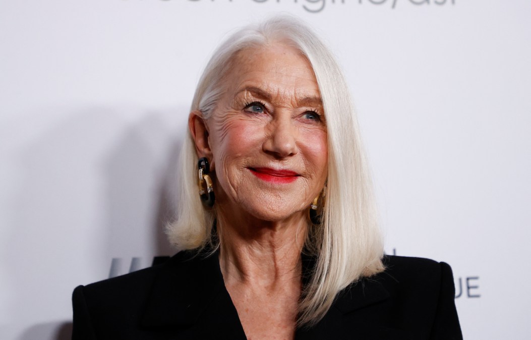 British actress Helen Mirren 