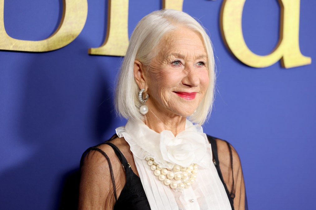 Helen Mirren attends the Lionsgate's "White Bird" New York screening