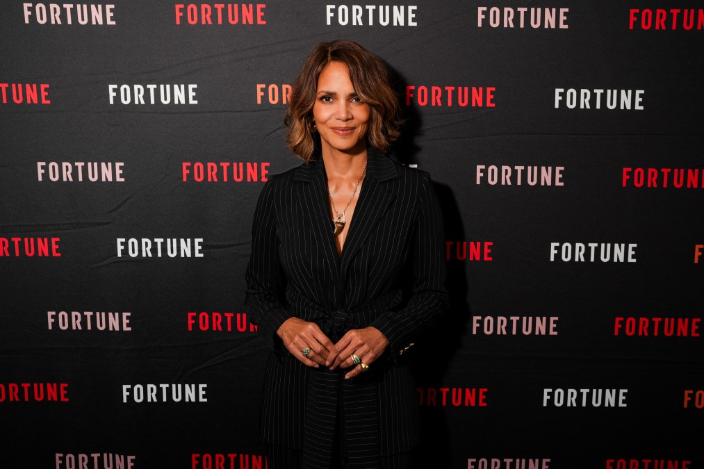 Halle Berry attends to talk about Respin and her personal wellness journey 