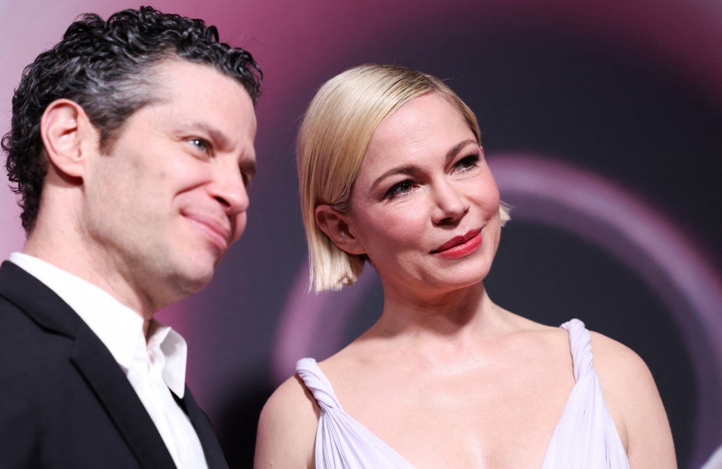 US actress Michelle Williams and her husband musician Phil Elverum 