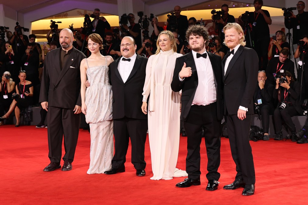 Yorgos Lanthimos, Emma Stone, Stavros Halkias, Alicia Silverstone, Aidan Delbis, Jesse Plemons