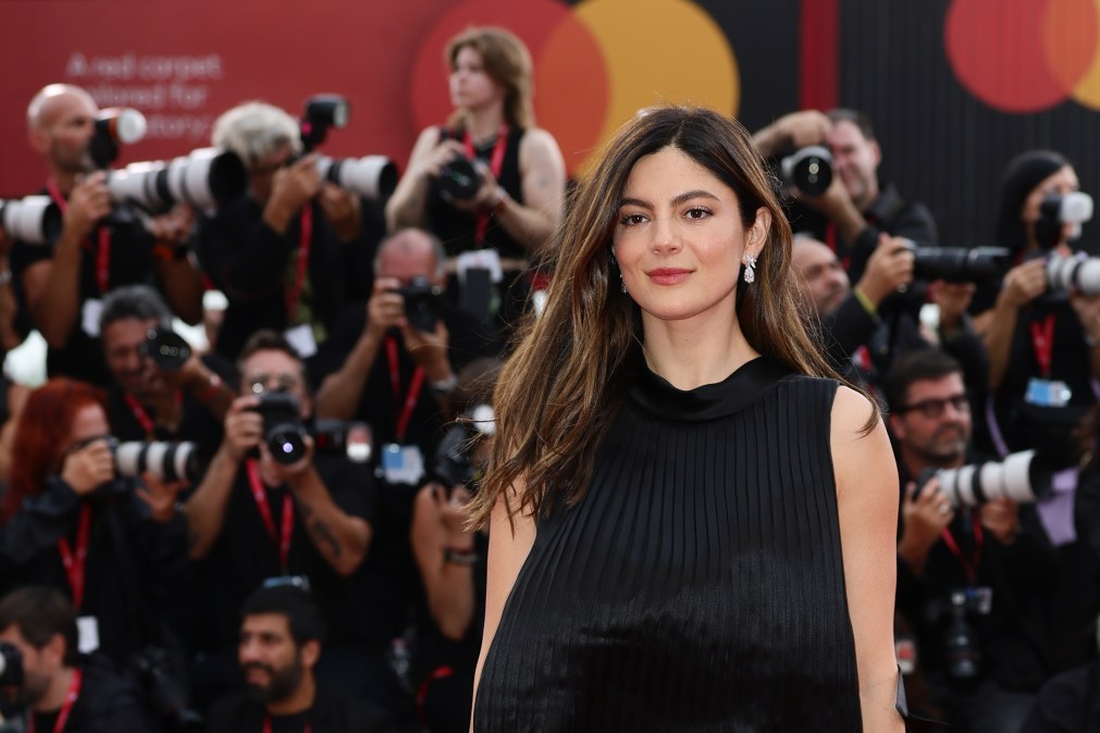 Monica Barbaro attends the "After The Hunt" red carpet