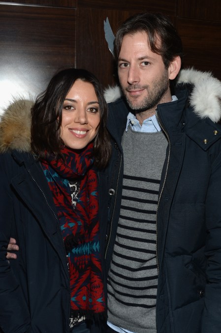 Actress Aubrey Plaza and director/writer Jeff Baena 