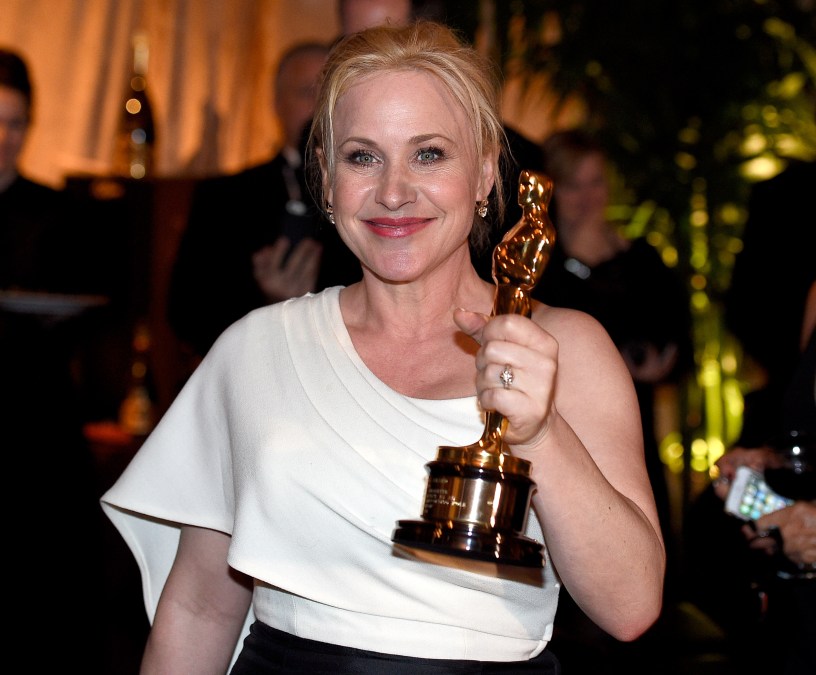 Actress Patricia Arquette, winner of the award for Best Actress in a Supporting Role for 'Boyhood'