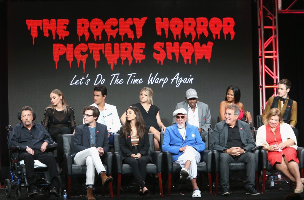 Cast and Crew onstage at 'The Rocky Horror Picture Show' FOX panel in 2016