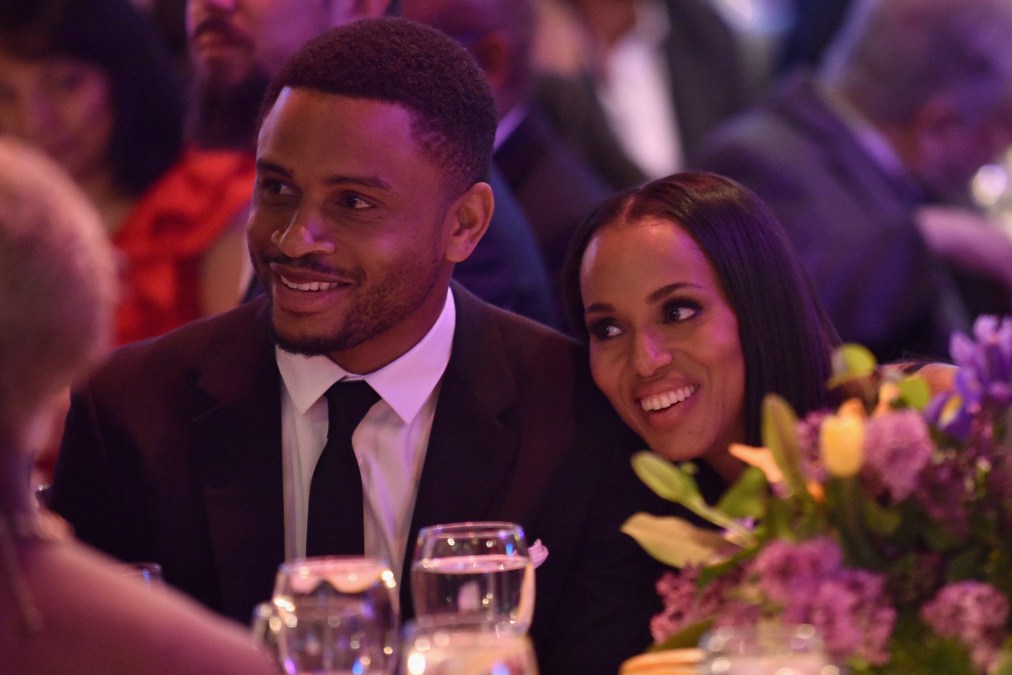 Kerry Washington and husband Nnamdi Asomugha