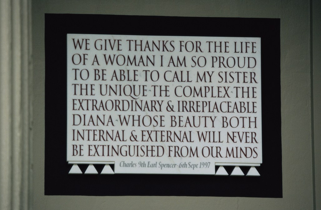 Earl Spencer's Tribute